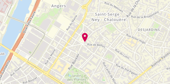 Plan de Crédit Mutuel d'Anjou, 4 Rue de la Chalouère, 49100 Angers