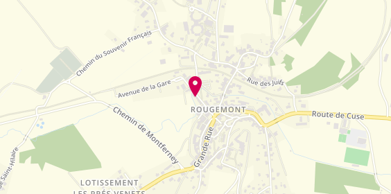 Plan de Banque Populaire Bourgogne Franche-Comté, 9 avenue de la Gare, 25680 Rougemont