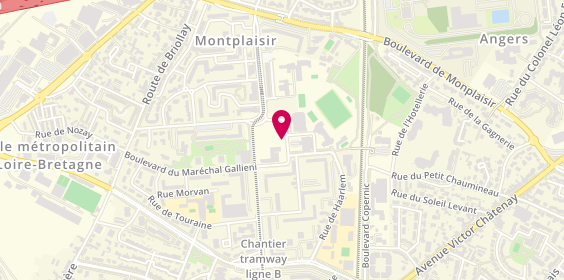 Plan de Agence Monplaisir, 20 Rue de Normandie, 49100 Angers