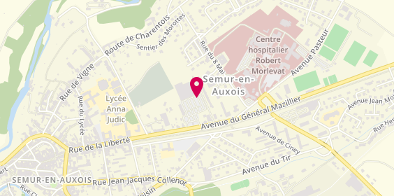Plan de Caisse d'Epargne Semur en Auxois, 19 avenue du General Mazillier, 21140 Semur-en-Auxois