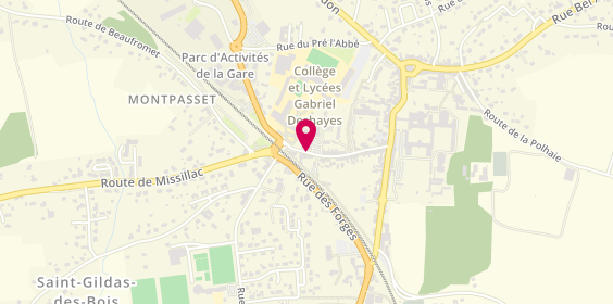 Plan de Agence Groupama St Gildas des Bois, 56 Rue Gabriel Deshayes, 44530 Saint-Gildas-des-Bois