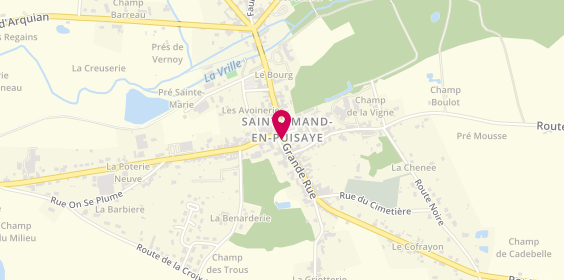 Plan de Banque Populaire Bourgogne Franche-Comté, 3 place du Marché, 58310 Saint-Amand-en-Puisaye