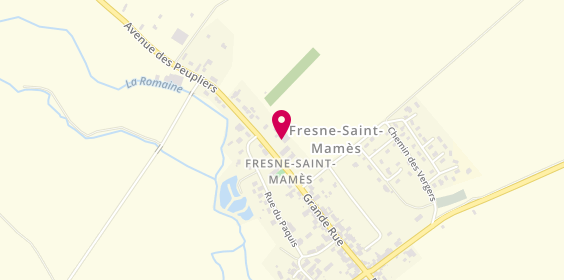 Plan de Crédit Agricole, Grande Rue, 70130 Fresne-Saint-Mamès