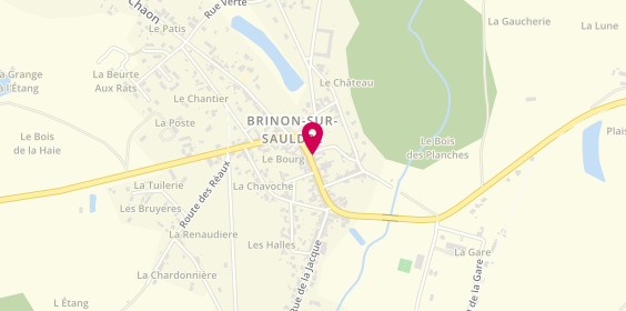 Plan de Brinon Sur Sauldre, 9 Grande Rue, 18410 Brinon-sur-Sauldre