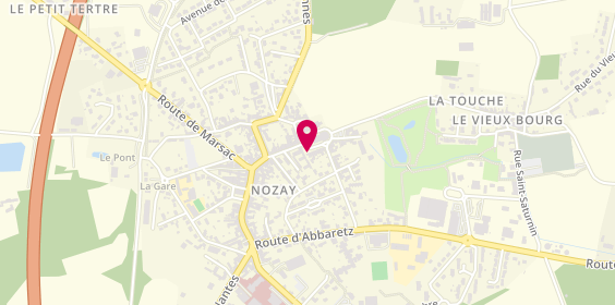 Plan de Agence de Nozay, 12 Bis place de l'Église, 44170 Nozay