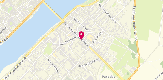 Plan de Caisse d'Epargne Agence de Blois Wi, 49 Prés Wilson, 41000 Blois