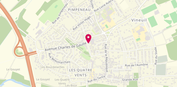 Plan de Caisse d'Epargne Agence de Vineuil, 1 Rue Alfred de Vigny, 41350 Vineuil
