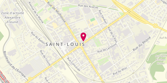 Plan de Sg, 4 Rue de Huningue, 68300 Saint-Louis