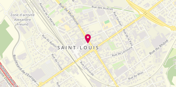 Plan de Cic, 10 Rue de Mulhouse, 68300 Saint-Louis