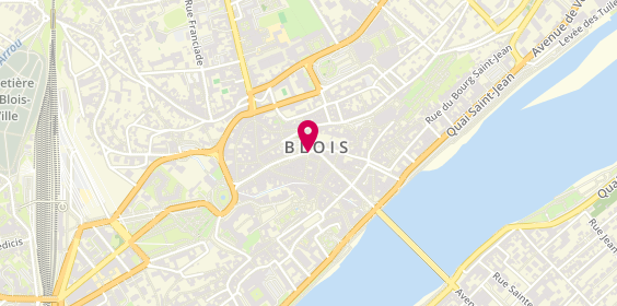 Plan de BNP Paribas - Blois, 42 Rue Denis Papin, 41000 Blois