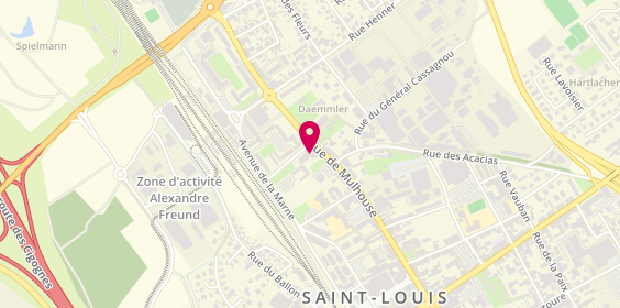 Plan de Crédit Mutuel, 72 Rue de Mulhouse, 68304 Saint-Louis
