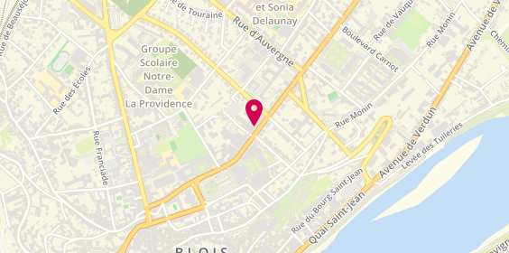 Plan de Caisse d'Epargne Agence Blois la Halle Aux Grain, 28 avenue du Maréchal Maunoury, 41000 Blois