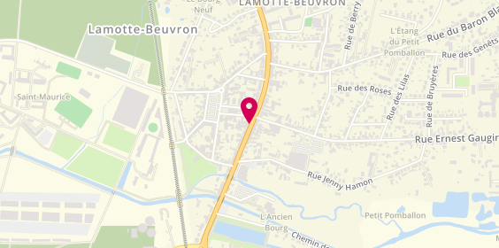 Plan de Groupama, 33 avenue de l'Hôtel de Ville, 41600 Lamotte-Beuvron