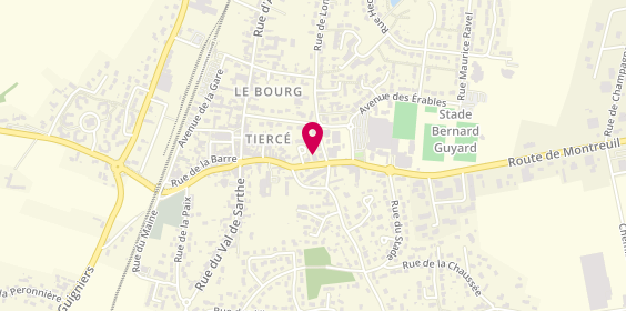 Plan de Crédit Mutuel, 37 Rue du Bourg Joly, 49125 Tiercé