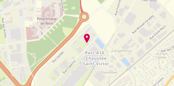 Plan de Banque Populaire, 7 Rue Copernic, 41260 La Chaussée-Saint-Victor
