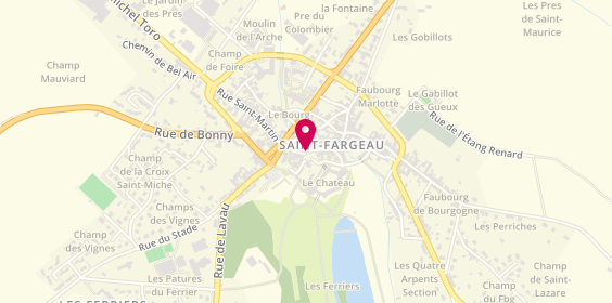 Plan de Crédit Agricole, 1 Place République, 89170 Saint-Fargeau