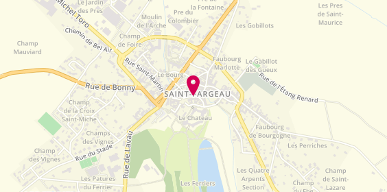 Plan de BNP Paribas - Saint Fargeau, 7 Rue des Lions, 89170 Saint-Fargeau