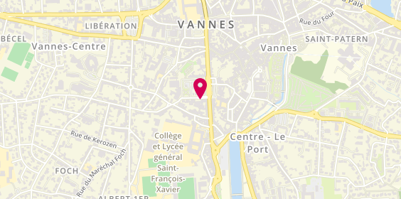 Plan de Agence de Vannes Republique, 11 place de la République, 56000 Vannes