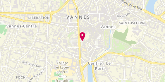 Plan de CCF Vannes, 2 place de la République, 56000 Vannes