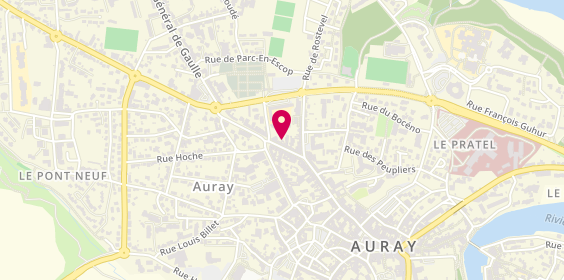 Plan de Agence Groupama Auray, 60 Rue Georges Clemenceau, 56400 Auray