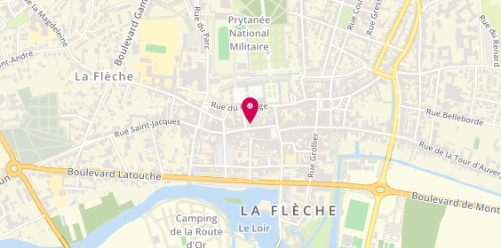 Plan de LCL Banque et assurance, 26 Rue Carnot, 72200 La Flèche