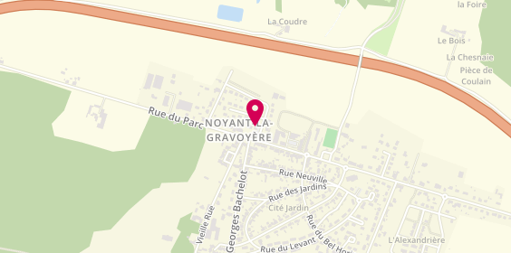Plan de Ccm de Noyant la Gravoyere, 1 Boulevard du Lieut. Gérard Ledroit, 49520 Segré-en-Anjou Bleu