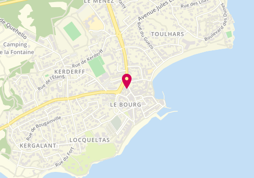 Plan de BNP Paribas - Larmor Plage, 8 Rue des 4 Freres Leroy
Rue des 4 Frères le Roy/Quéret, 56260 Larmor-Plage