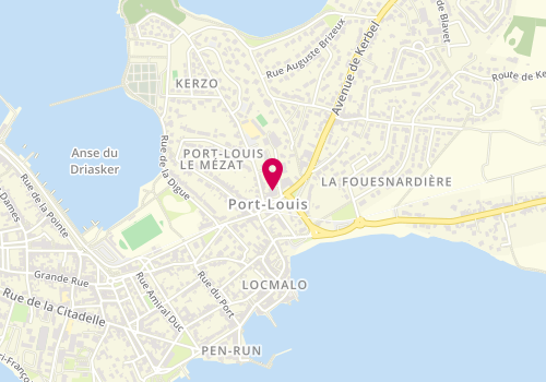 Plan de Crédit Mutuel de Bretagne PORT LOUIS, place de l'Avancée, 56290 Port-Louis