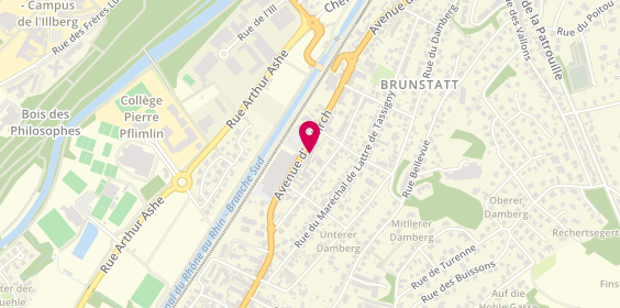 Plan de Crédit Mutuel, 225 avenue d'Altkirch, 68350 Brunstatt-Didenheim