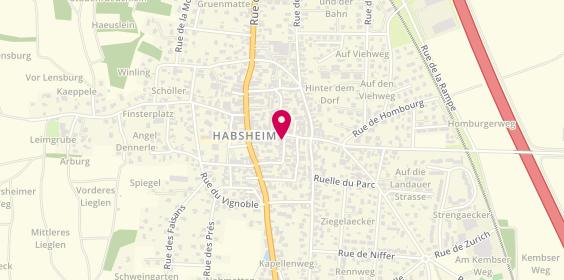 Plan de Agence Groupama Habsheim, 12 Rue du Maréchal Foch, 68440 Habsheim