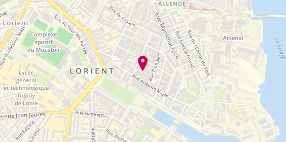 Plan de Caisse Locale Credit Agricole, 34 Rue du Port, 56100 Lorient