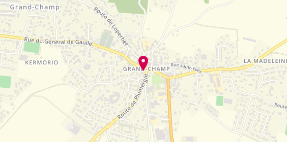 Plan de Agence Groupama Grand Champ, 11 place de l'Église, 56390 Grand-Champ