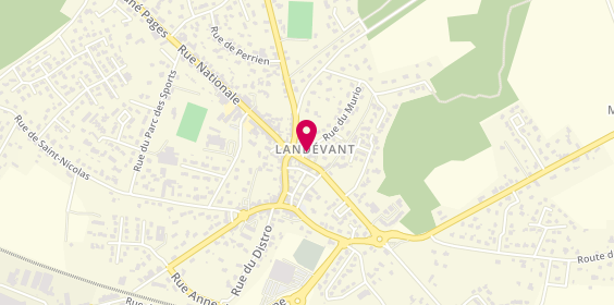 Plan de Agence Landevant, 3 place Georges Cadoudal, 56690 Landévant