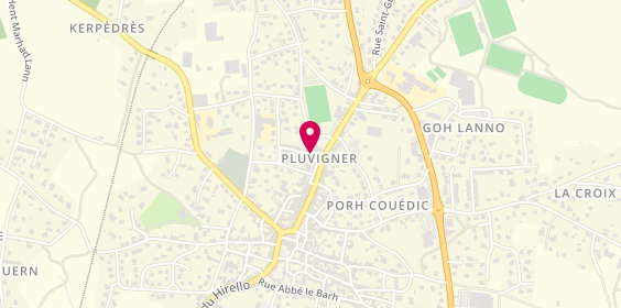 Plan de Agence Groupama Pluvigner, 15 place Saint-Michel, 56330 Pluvigner