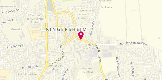 Plan de Sogenal Kingersheim-Tival, 2 Rue de Bruxelles, 68260 Kingersheim