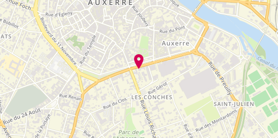 Plan de CASDEN Banque Populaire, 6 Boulevard Vaulabelle, 89000 Auxerre