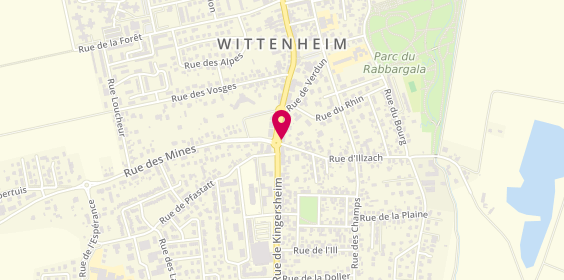 Plan de CIC, 39 A Rue de Kingersheim, 68270 Wittenheim