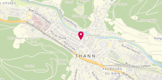Plan de BNP Paribas - Thann, 5 Rue Saint-Thiébaut, 68800 Thann