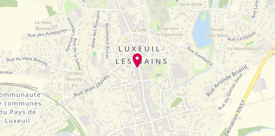 Plan de LCL Banque et assurance, 23 Rue Victor Genoux, 70300 Luxeuil-les-Bains