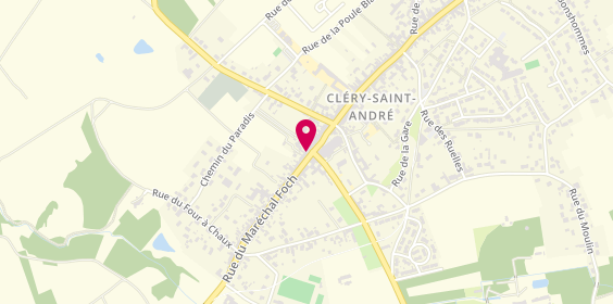 Plan de Agence Clery, 85 Rue du Maréchal Foch, 45370 Cléry-Saint-André