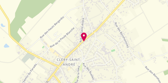 Plan de Clery Saint Andre, 144 Rue du Maréchal Foch, 45370 Cléry-Saint-André