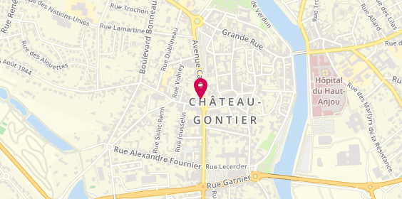 Plan de BNP Paribas - Chateau Gontier, 62 avenue Carnot, 53200 Château-Gontier-sur-Mayenne