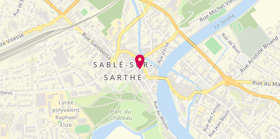 Plan de Sg, 22 place Raphaël Elize, 72300 Sablé-sur-Sarthe
