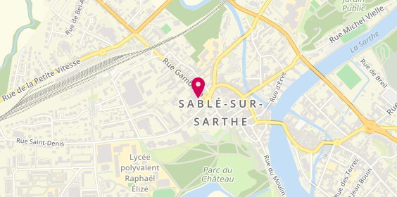 Plan de MACIF, 5 place du Champ de Foire, 72300 Sablé-sur-Sarthe