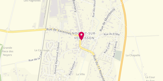Plan de Agence Nogent-Vernisson, 9 Place de la Republique, 45290 Nogent-sur-Vernisson
