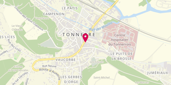 Plan de Caisse d'Epargne Tonnerre, 20 22 Rue de l'Hôpital, 89700 Tonnerre