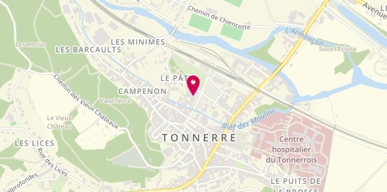 Plan de Ccm Tonnerre, 1 Bis place de la République, 89700 Tonnerre