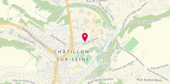 Plan de Châtillon, 11 Bis Rue de Seine, 21400 Châtillon-sur-Seine