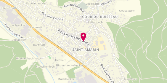 Plan de Caisse d'Epargne, 57 Rue Charles de Gaulle, 68550 Saint-Amarin