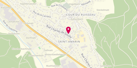 Plan de Crédit Agricole, 48 Rue Charles de Gaulle, 68550 Saint-Amarin